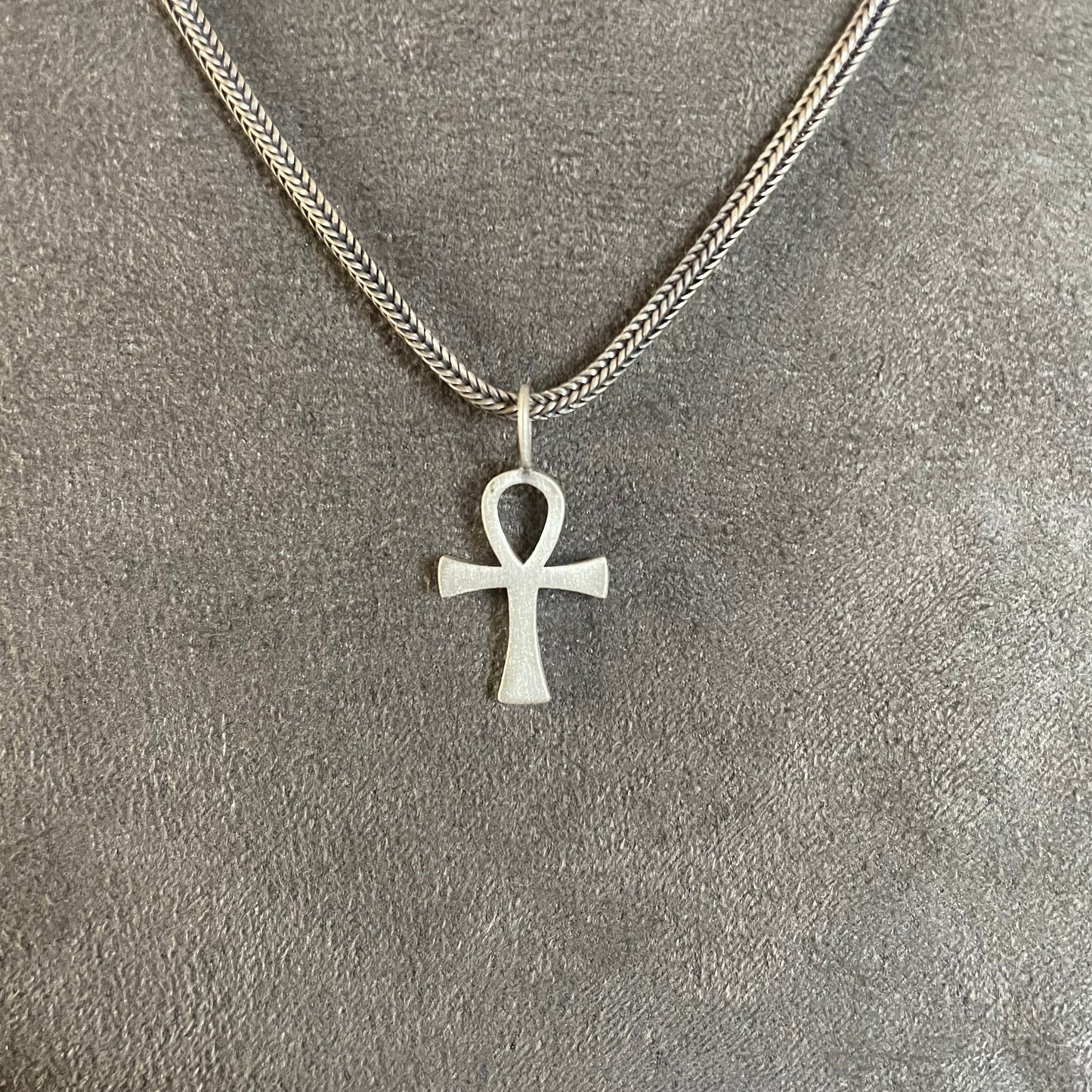 14K Real Gold Egyptian Cross Ankh Necklace