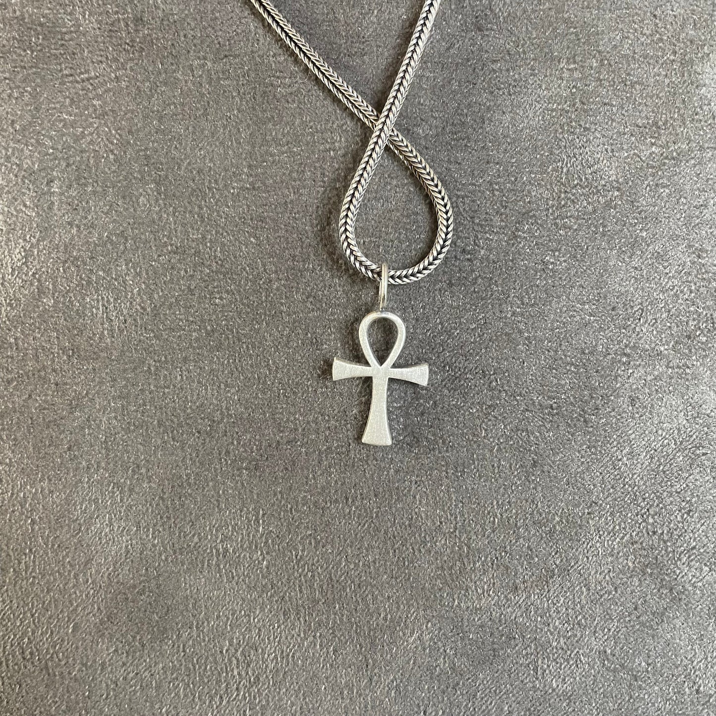 14K Real Gold Egyptian Cross Ankh Necklace