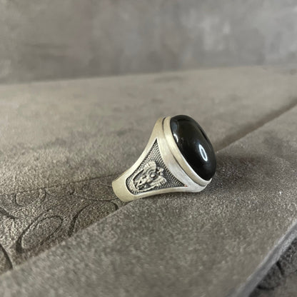 Archangel Sterling Silver Saint Michael Ring