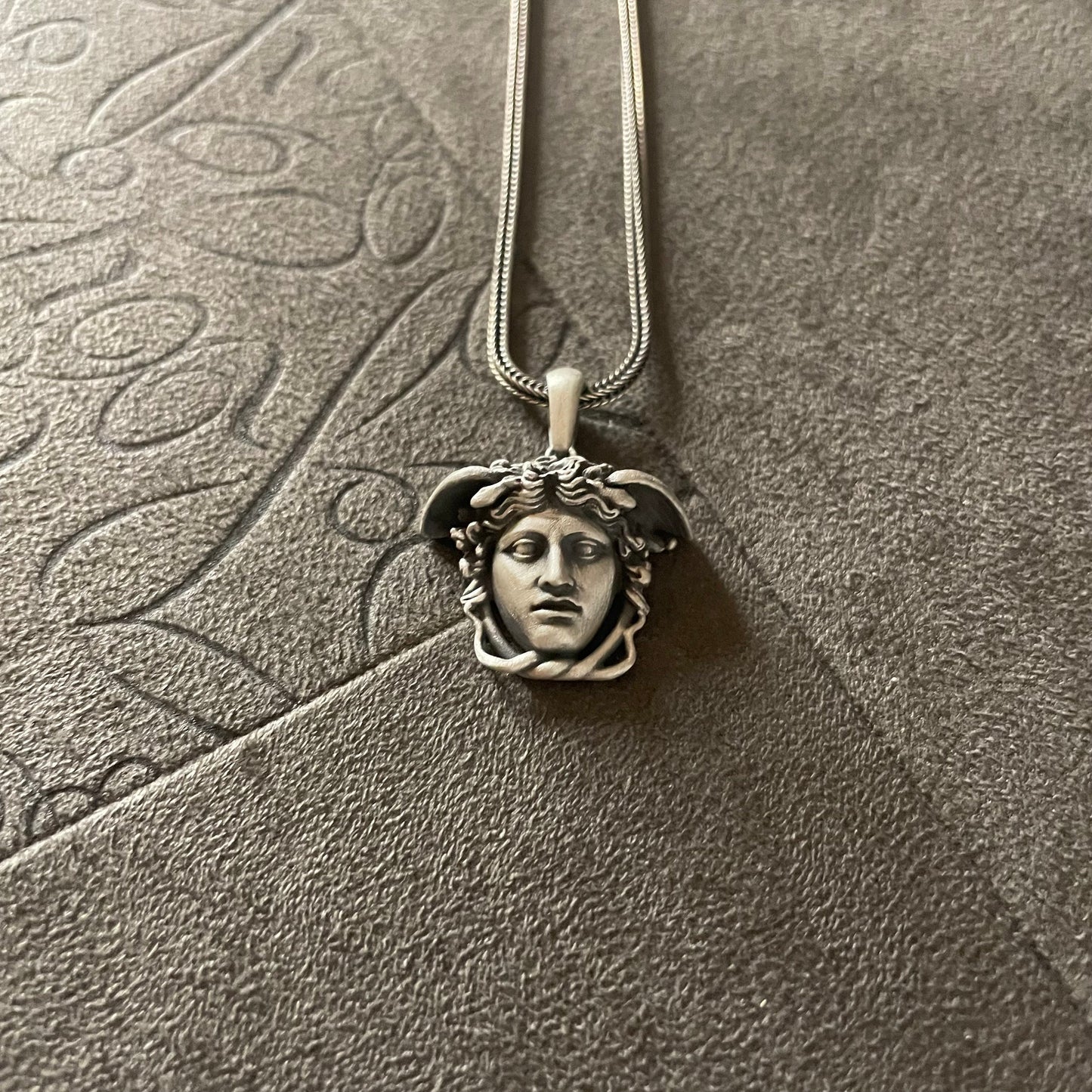 Medusa Pendant, Sterling Silver Gorgon Medusa Necklace, Ancient Greek Mytholog Gift, Elegant Gift For Best Friend, Men Gift