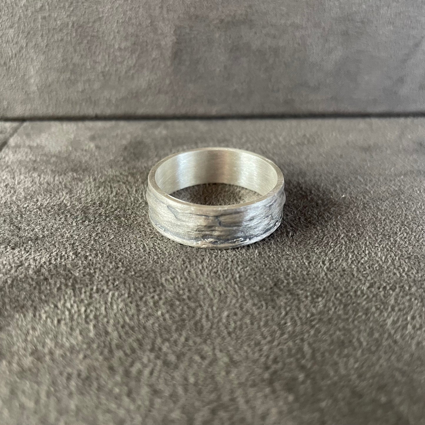 Running Wolves Ring, Sterling Silver Wolf Wedding Ring, Wilderness Ring, Cool Rings, 10 Year Anniversary, Animal Jewelry, Wedding Band Men