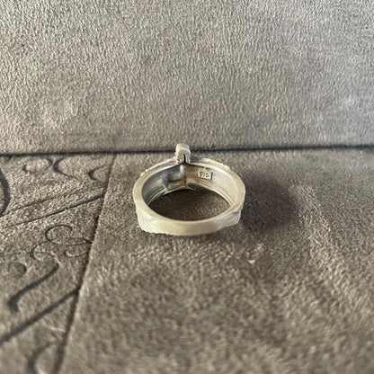 Isis Ring, Sterling Silver God Winged Isis Ring, Egyptian Jewelry, Minimalist Gift, Mythology Jewelry, Fidget Ring, Protector Goddess